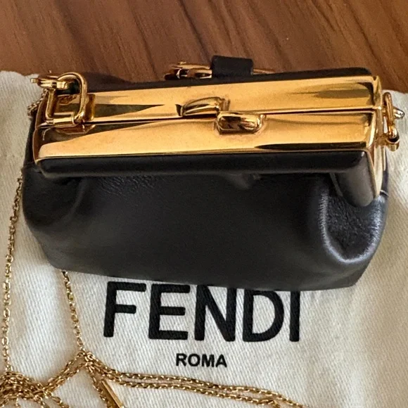 Fendi Napa Nanno bag charm crossbody - Picture 13 of 14